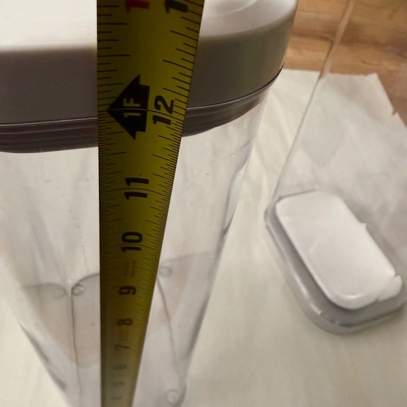 OXO POP Containers Set of 2 Airtight Food Storage Canisters 3.7 qt Clear Plastic - Picture 8 of 8